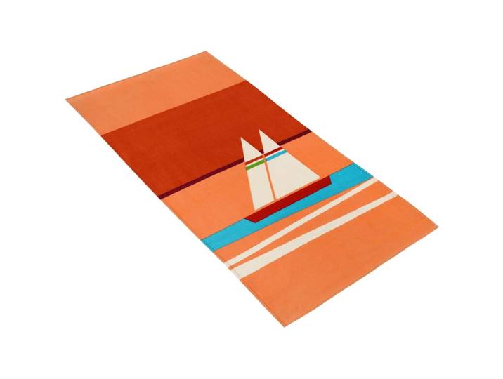 Vossen Strandtuch Sylt gelb Baumwolle 85 x 160 cm