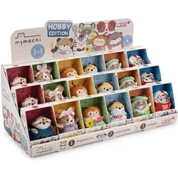 NICI Sortiment Kuscheltier mymochi 8cm in Ges (34 cm)