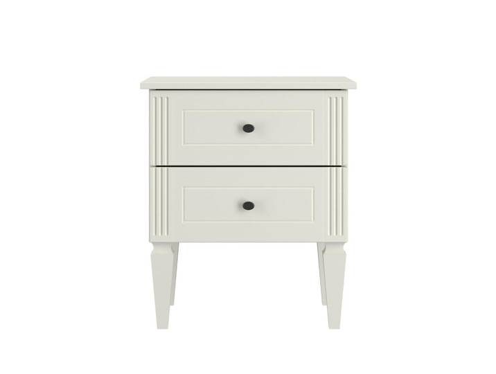 Raumhirsch Furniture Nachttisch Ines, Weiß, Rechteckig, 51x59x40 cm, Schlafzimmer, Nachtkästchen