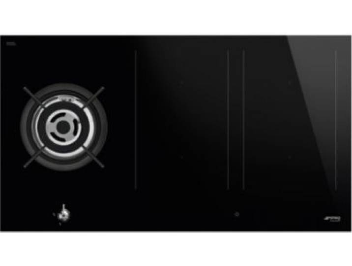Smeg - Plaque Mixte Induction Gaz Pm3953d