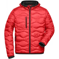 Steppjacke wattiert "JN1156"-Daiber - L - red/black