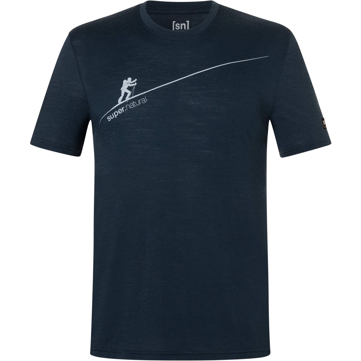 Super.Natural M Haute Route Tee blueberry/vapor grey (X05) XL SNMP01132X05XL