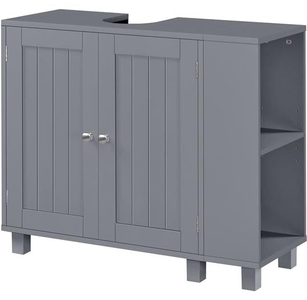 Yaheetech wastafelonderkast voor badkamer en keuken, MDF