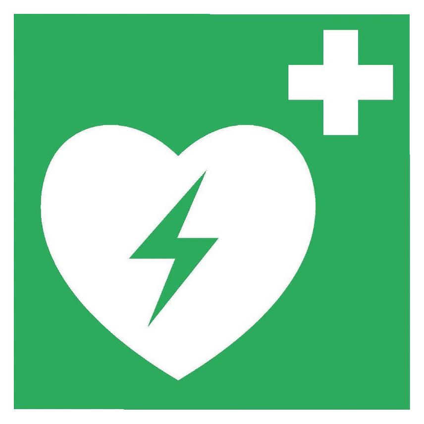 BRW Hinweisschild Automatisierter externer Defibrillator (538040.1500)