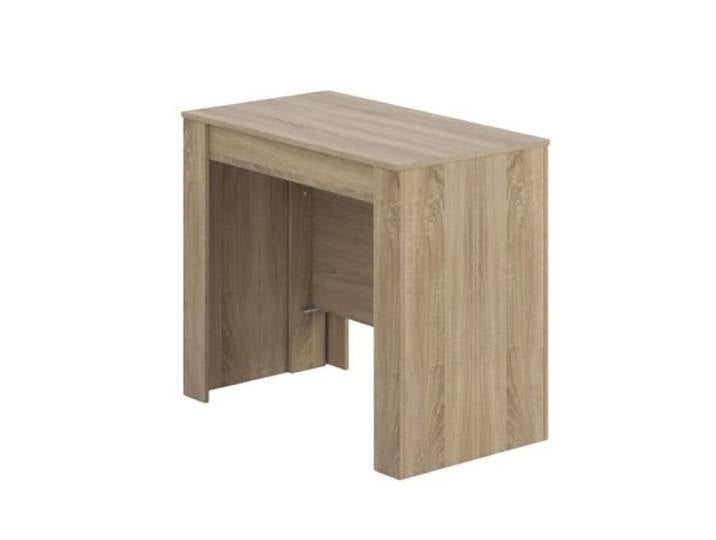Habitdesign, ausziehbarer Konsolentisch, Esstisch für Wohnzimmer, Flur oder Küche, platzsparend & multifunktional, in kanadischer Eiche, Maße: 50–235 x 78 x 90 cm (L x H x B), Modell Extensible