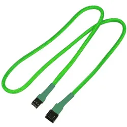 Nanoxia 3-Pin Molex Verlängerung - 60 cm - neon-grün