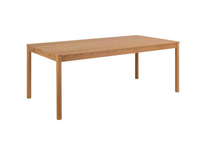 P & B Esstisch, Eichefarben, Holzwerkstoff, rechteckig, rund, 200x100x75 cm, ausziehbar, Esszimmer, Esstische, Esstische ausziehbar