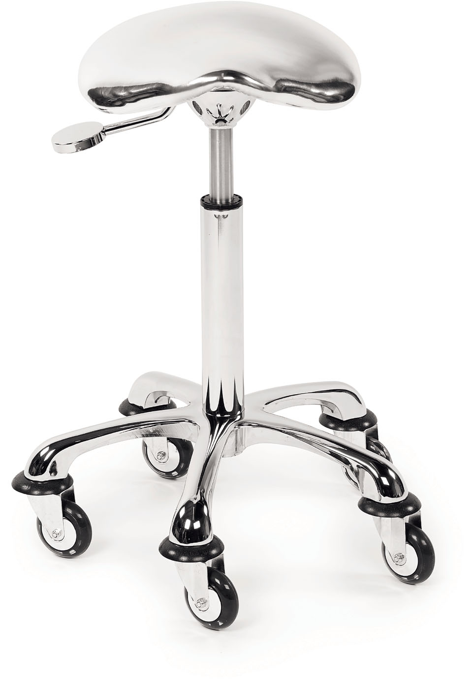 Sibel Rollhocker RollerCoaster Eccentric - Silber Metallic SN-0171200