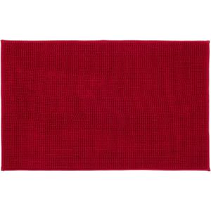 Gözze Badematte Anti-Rutsch Chenille, 60 x 100 cm, bordeaux, aus 100 % Polyester, rutschfest