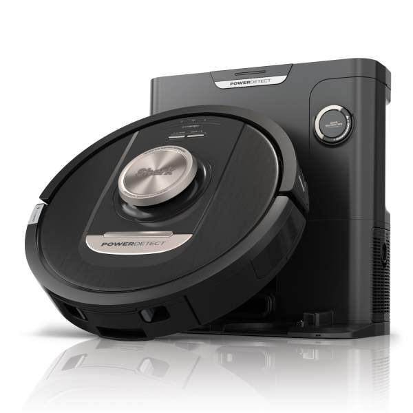 SHARK RV2820VEEU PowerDetect Saugroboter bis 110 min Laufzeit (Schwarz/Silber)