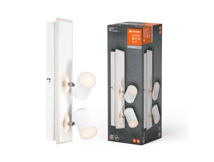 LEDVANCE DECOR SPOT MARS, 29W, 1.490lm, weiß, Spotleuchte, verstellbare Köpfe, vielseitig anwendbar, Innenraumspot, warmweiße Lichtfarbe, hochwertige Optik, einfache Montage