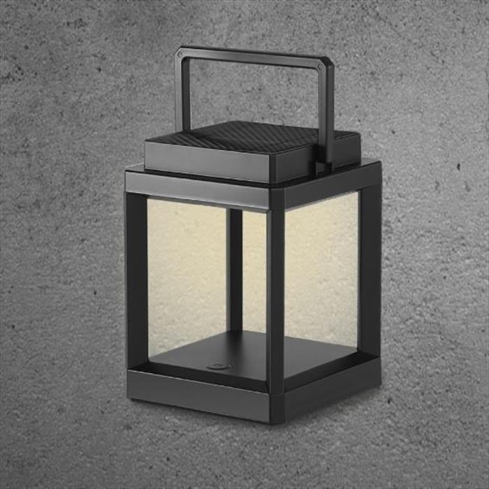 KELU' Lanterna Da Tavolo Solare A Batteria Sunny-nero