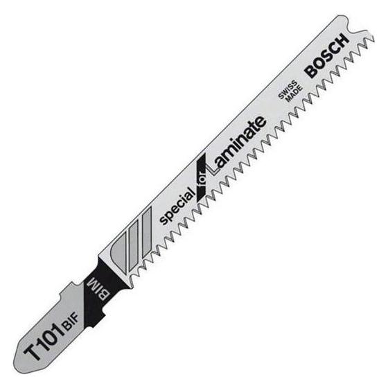 Bosch Professional Zubehör PRO Laminate clean T101BIF Stichsägeblatt, 83 mm, 5-tlg. (2608636431)