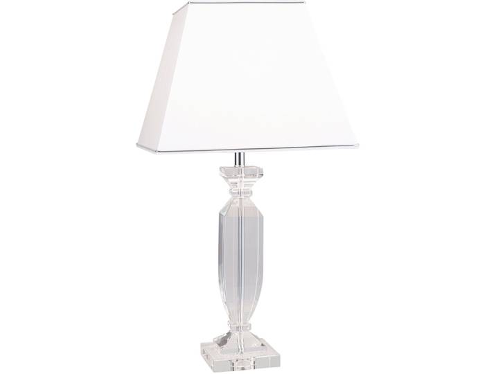 Briamond Tischlampe Pokal Chrom/klar Stahl/Kristall H 70 cm