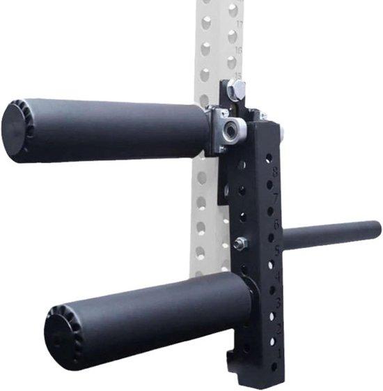 Famanu Beinstrecker - Zentrale Krafttrainer - Home Fitness - 8-fach verstellbar - 26mm Plattenkompatibel