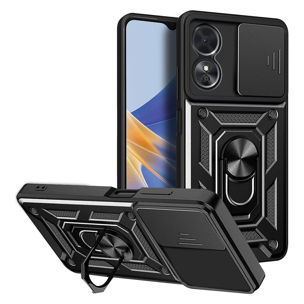 Techsuit - CamShield Series - Oppo A17 - Black (Oppo A17k) (56342423)