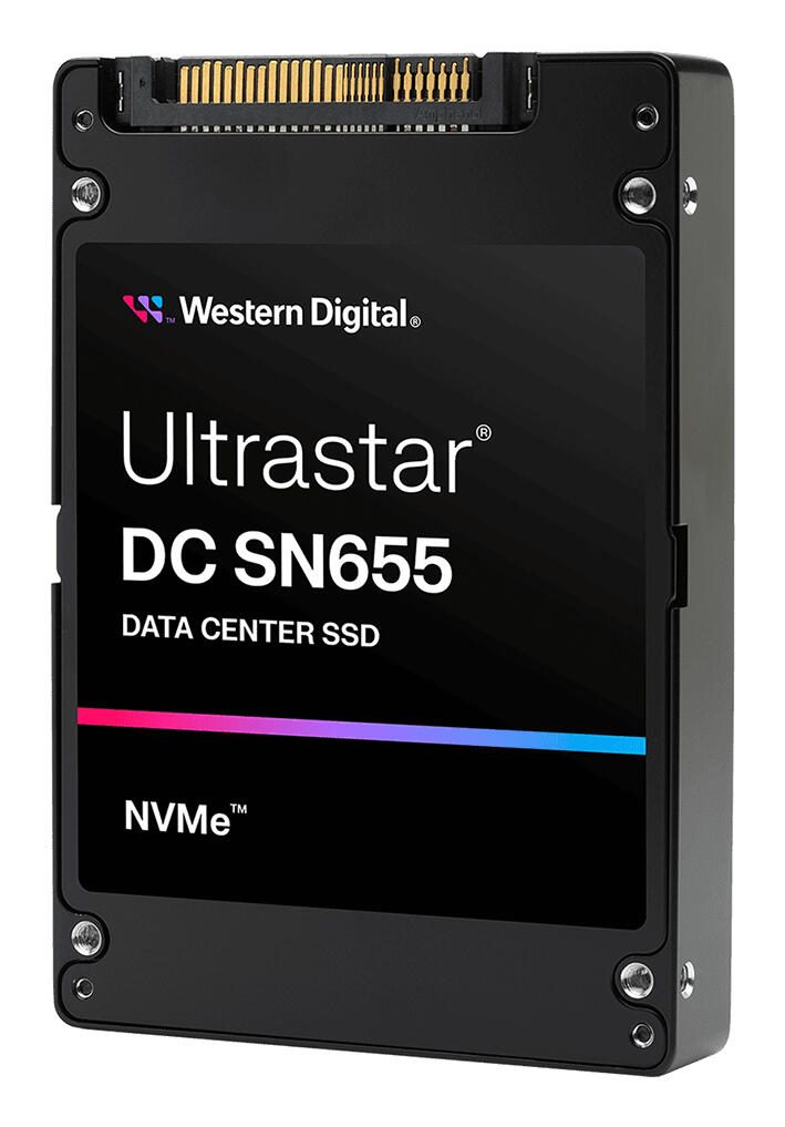 Western Digital WD Ultrastar DC SN655 U.3 SSD - 7,68 TB, ISE 0TS2462