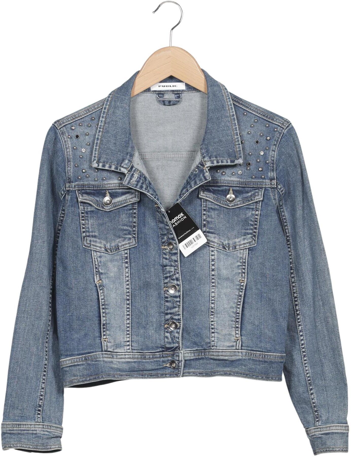 Public Damen Jacke, Blau, Gr. S, Baumwolle / Elasthan - Second Hand