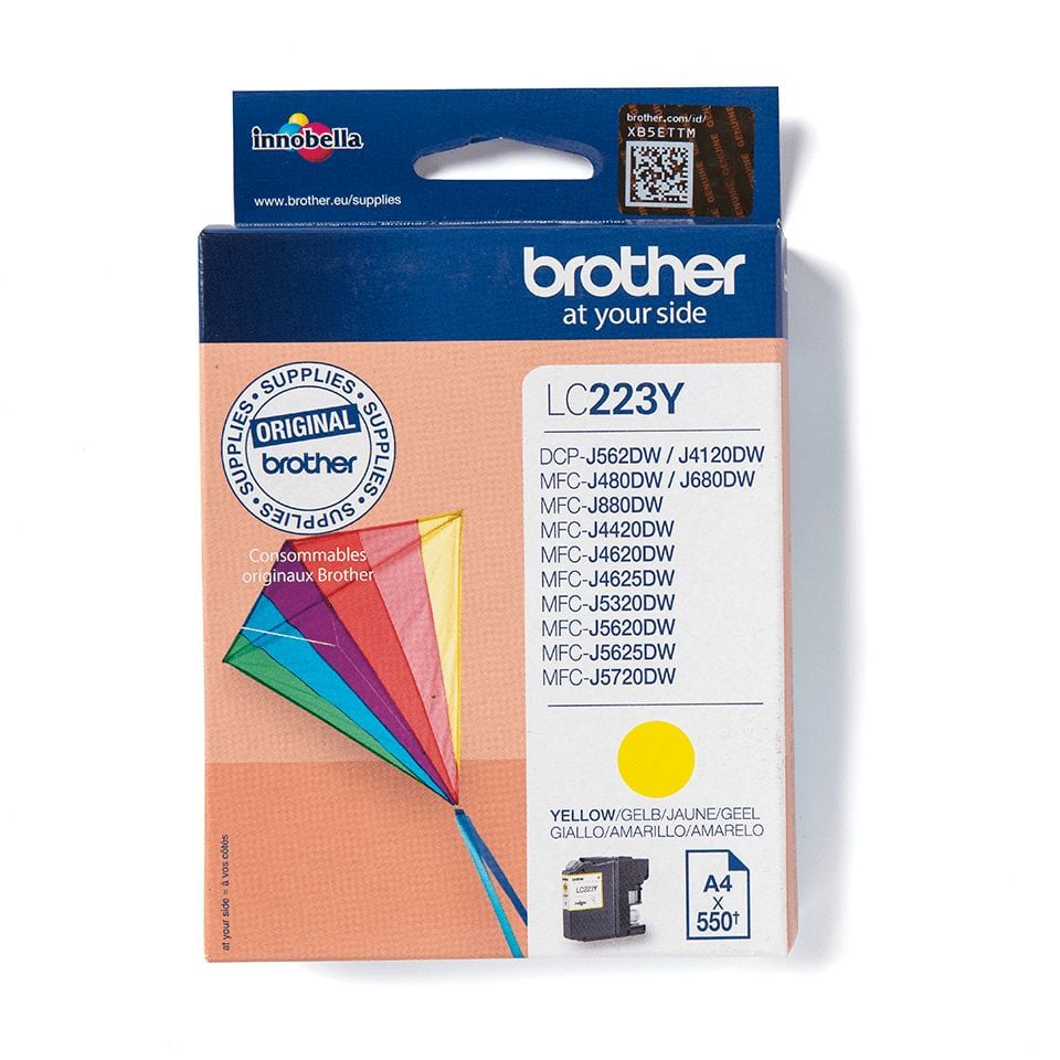 Brother originale Druckerpatrone Gelb LC-223Y LC223Y