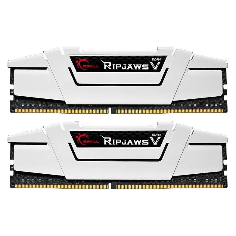 G.Skill Pamięć RipjawsV DDR4 2x16GB 3600MHz CL16 XMP2 White (2 x 16GB, 3600 MHz, DDR4-RAM, DIMM) (F4-3600C16D-32GVWC)