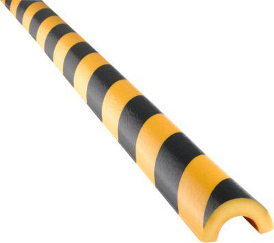 Knuffi® Warn- und Schutzprofil, Rohrschutz Typ R30, gelb-schwarz, selbstklebend