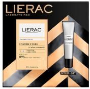 Lierac Vitamine C Pure Le Sérum Concentré Éclat 30 ml + 14 Sachets de 0,2 g + Diopti Fluide Correction Cernes Légèrement Teinté 15 ml - Coffret