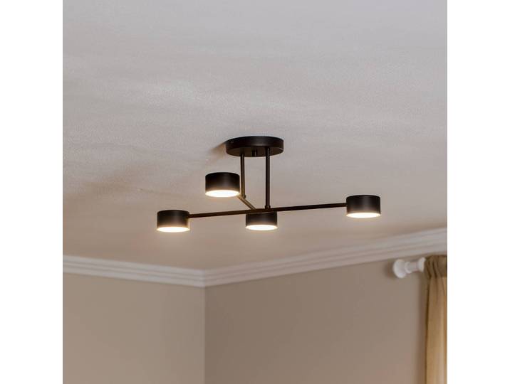 Deckenlampe Modus 4 EMIBIG LIGHTING, dimmbar, schwarz, für Wohn- / Esszimmer, Metall, Modern, Deckenlampe