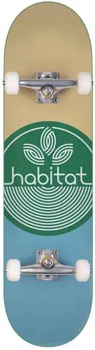 Habitat Skateboards Habitat Leaf Dot Complete Skateboard (Green)  - Green - Size: 7.75"