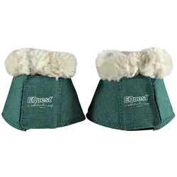 EQuest Hufglocke Melange speziell für Shettys, 2er Set - Bottle Green