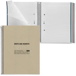 MIQUELRIUS Eco Design Collegeblock DIN A4 liniert beige