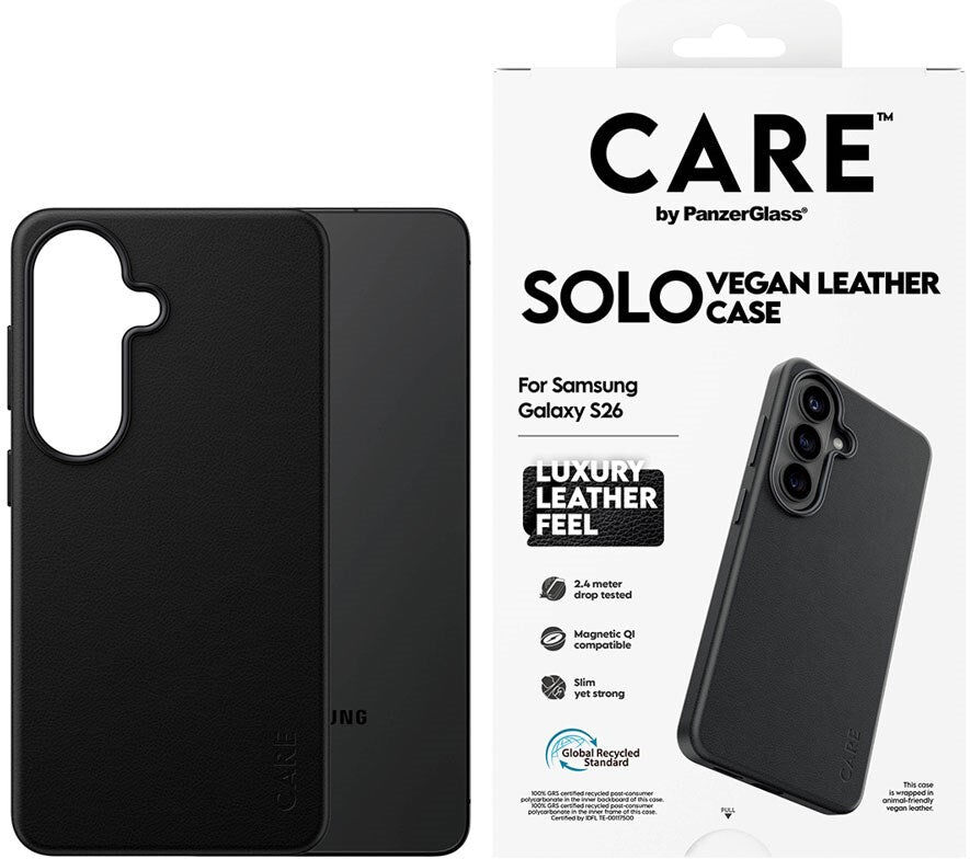 Samsung Galaxy S26 CARE by PanzerGlass SOLO Cover - Sort