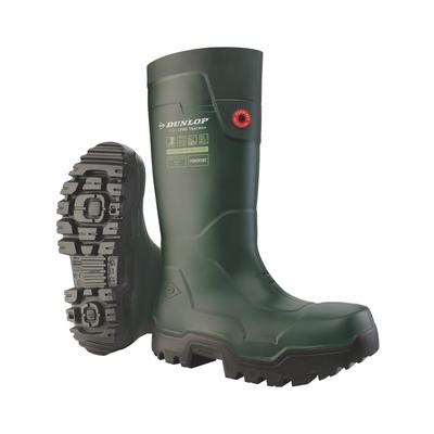 Sicherheitsstiefel DUNLOP "FieldPRO Thermo+ Full Safety" Gr. 41, grün, 41, Obermaterial: 100% Textilmaterial TEXMAT., Schuhe