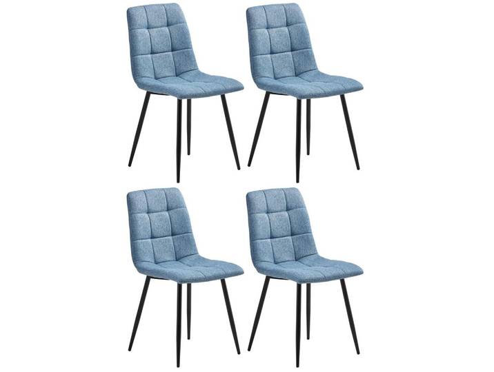 Stuhl-Set 4er EMPOLI Blau