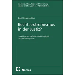 Rechtsextremismus in der Justiz?, Fachbücher von David Schwarzenböck