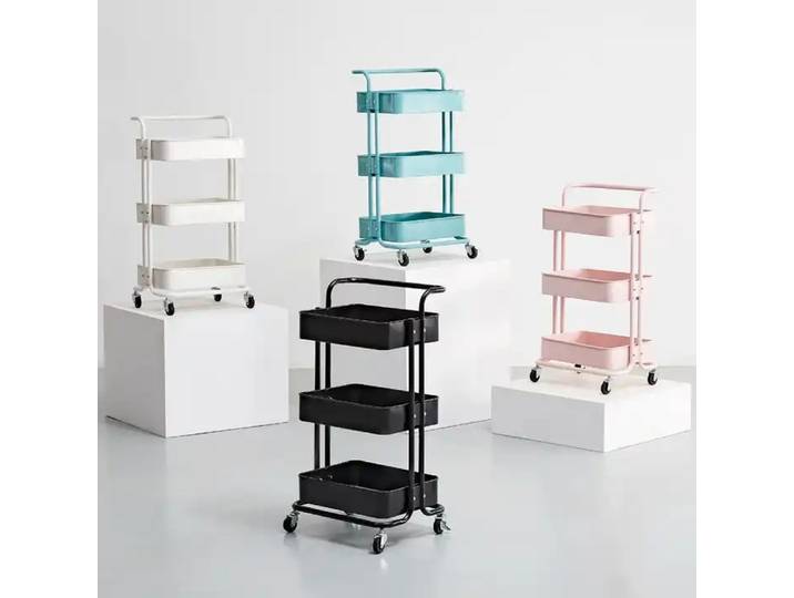 Prix usine en gros chariot de Salon de beauté plancher chariot Mobile multicouche chariot de Studio de beauté