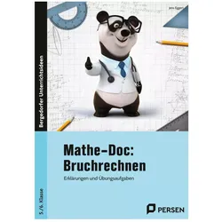 Mathe-Doc: Bruchrechnen 5./6. Klasse, Schulbücher von Jens Eggert