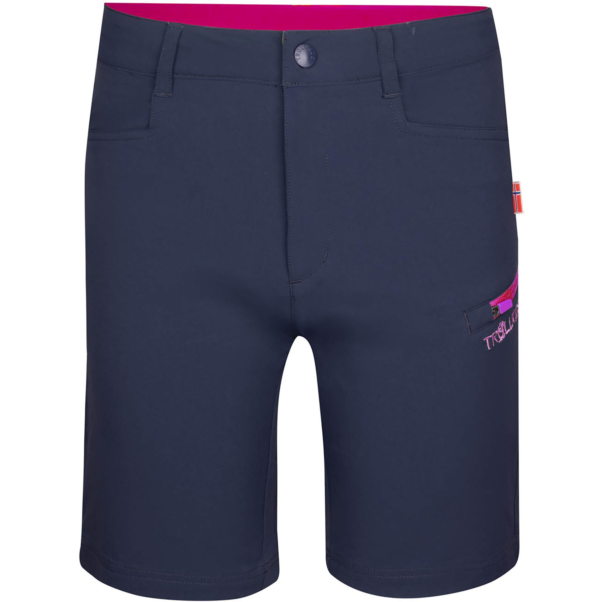 Trollkids Haugesund Kinder Softshellhose blau Größe 158 Trekking Widerstandsfähig