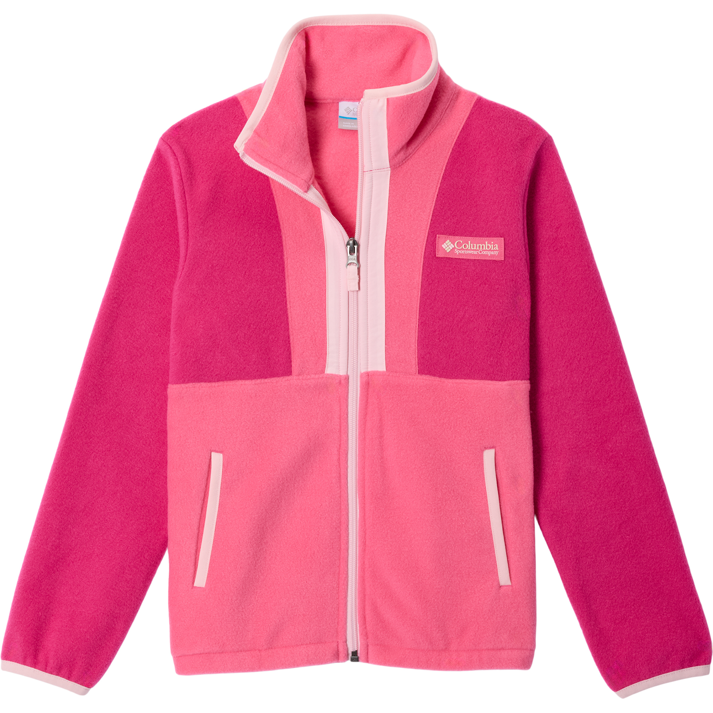 Columbia Back Bowl II Kinder Fleecejacke pink Größe 156 Trekking Widerstandsfähig