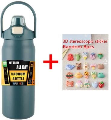 Uplifted Finds 1.5L Stainless Steel Thermo Bottle Large Capacity Vacuum Insulated Water Mug 800 Ml e