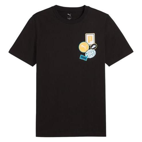 Puma T-Shirt mit Grafik-Icon-Print, Schwarz (XL) (58789228)