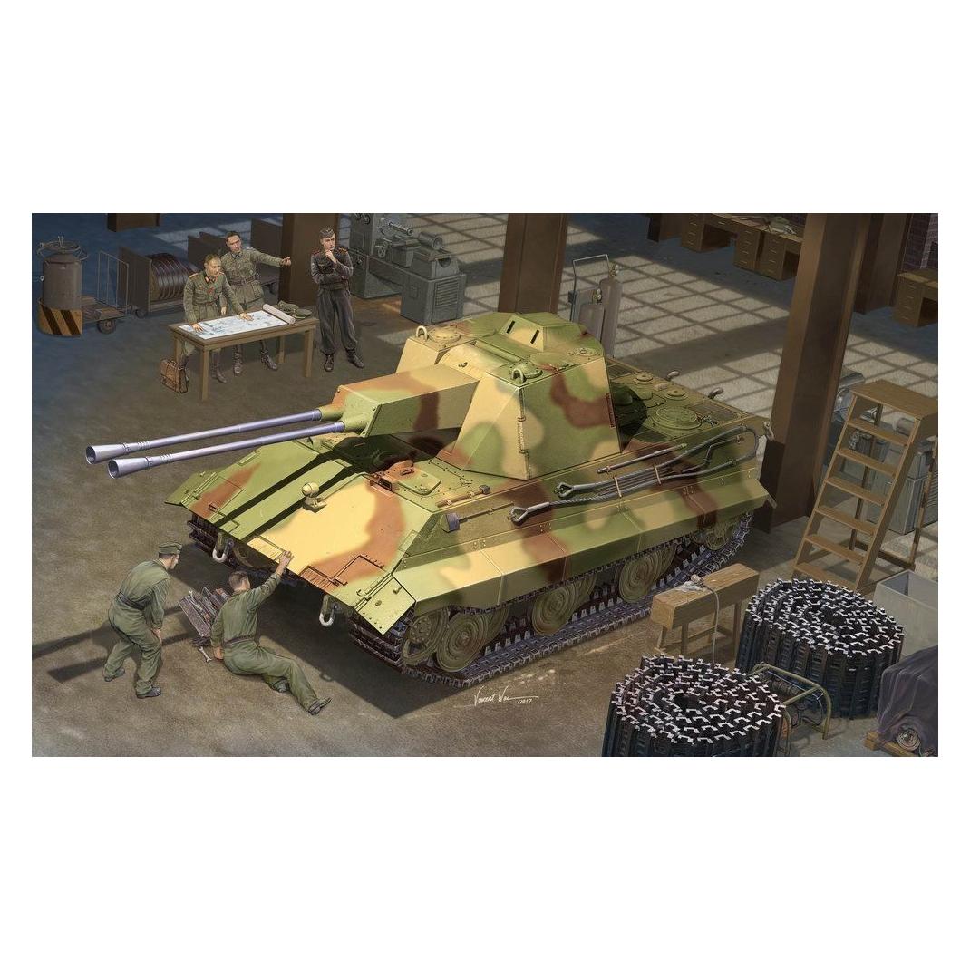 Trumpeter German E-50 Flakpanzer (01537)