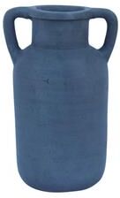 BIDK Home "Terracotta Vase Natural Black Dia 6.30"" - NATURAL BRUNT BLACK - NATURAL BRUNT BLACK"