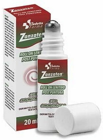 BUDETTA FARMA Srl Budetta Farma, Zanzaten Roll-On Post Puntura con Ammoniaca, 20 ml