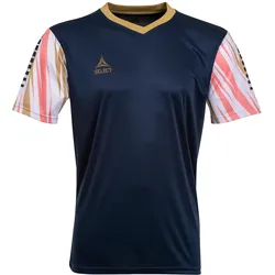 Select, Herren, Sportshirt, Golden 2 (XXL), Blau, Weiss