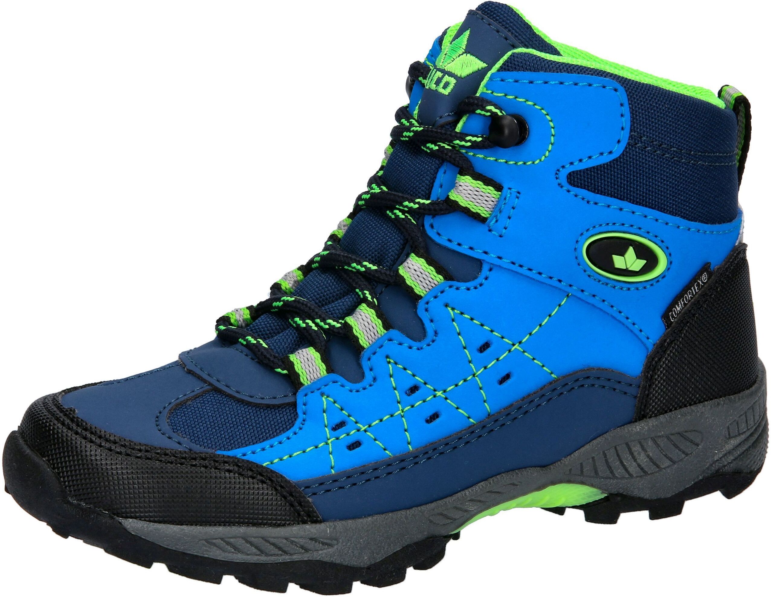 Outdoorschuh LICO "Outdoorstiefel Ringo", Jungen, Gr. 37, blau, Synthetik, Schuhe Outdoorschuh blau 37