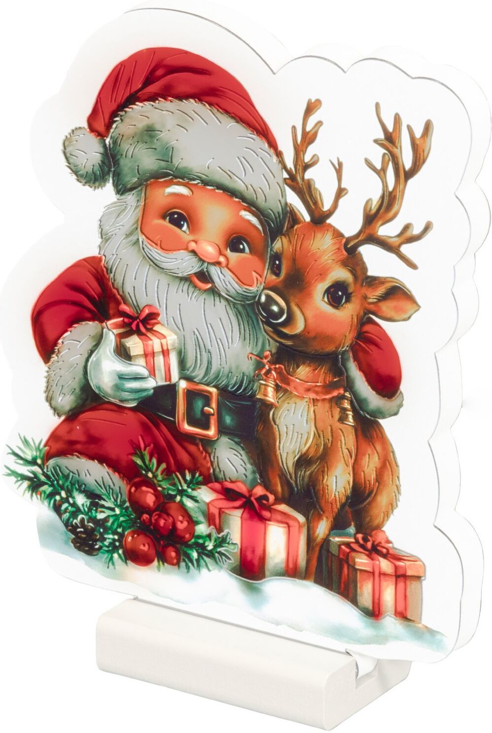 Decorazione luminosa Natale Kaemingk 488328 Babbo Natale
