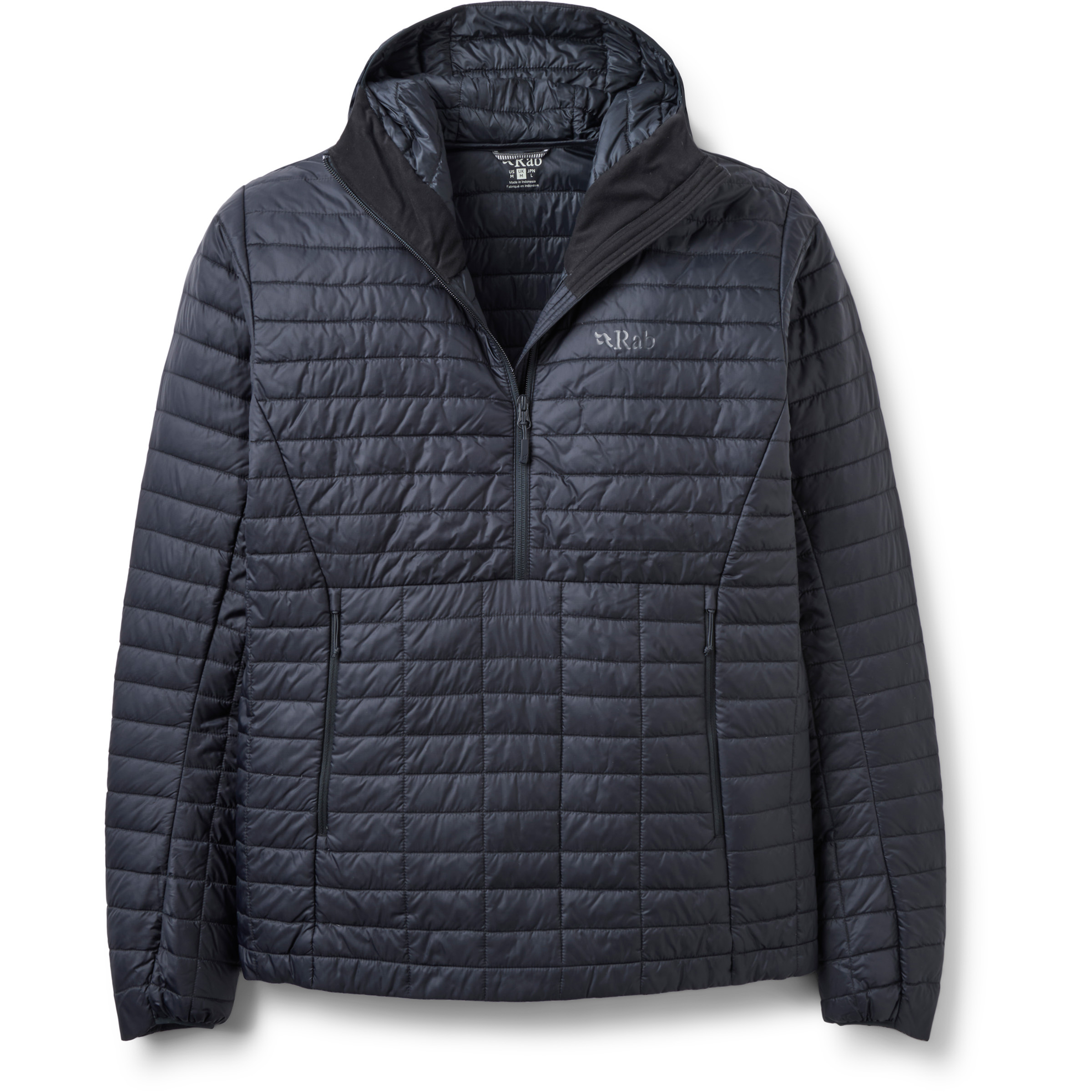 Rab Microlighter Hoody Herren Kunstfaserjacke schwarz Größe XL Camping Windabweisend Wasserabweisend