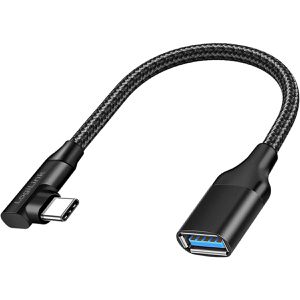 LogiLink USB-Adapter CU0100, schwarz, USB-A Buchse auf USB-C Stecker, USB 3.1