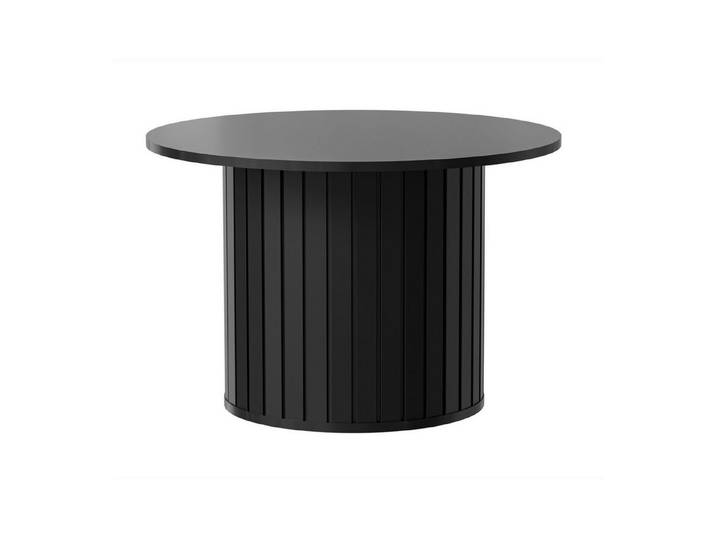 Selsey Couchtisch ZANTE, rund mit Lamellen-Säulenfuß, 70 cm