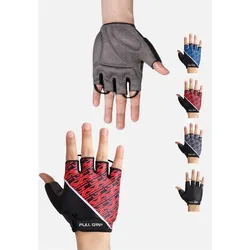 Halbfinger Fahrradhandschuhe - rot - M
